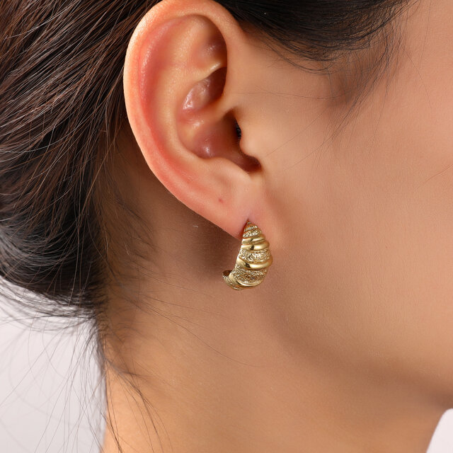 Croissant Drop Oorbellen E56207-2 Croissant Drop Oorbellen E56207-2