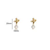 Pearly Flower Stud E56193-2 Pearly Flower Stud E56193-2
