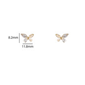 Pearly Butterfly Stud Oorbellen E56189-2 Pearly Butterfly Stud Oorbellen E56189-2