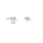 Sparkle Heart Stud Oorbellen E56170-2 Sparkle Heart Stud Oorbellen E56170-2