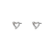 Sparkle Heart Stud Oorbellen E56170-1
