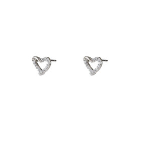 Sparkle Heart Stud Oorbellen E56170-1