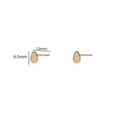 Sparkle Drop Stud Oorbellen E56167-2 Sparkle Drop Stud Oorbellen E56167-2