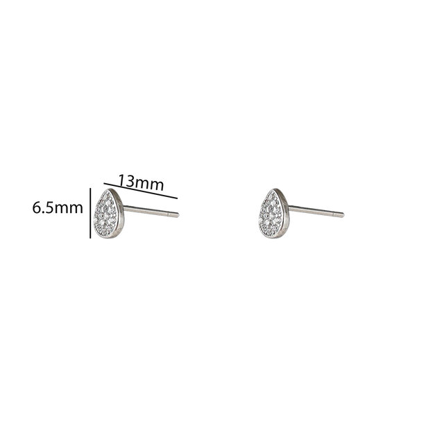 Sparkle Drop Stud Oorbellen E56167-1 Sparkle Drop Stud Oorbellen E56167-1