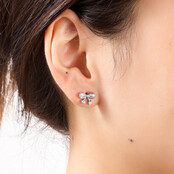 Sparkle Bow Stud Oorbellen E56166-1 Sparkle Bow Stud Oorbellen E56166-1