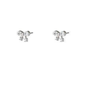 Sparkle Bow Stud Oorbellen E56166-1