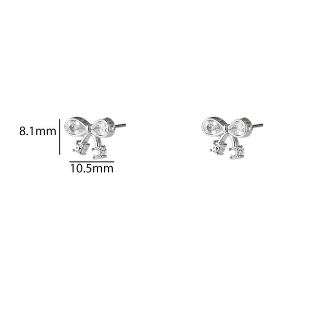 Sparkle Bow Stud Oorbellen E56166-1 Sparkle Bow Stud Oorbellen E56166-1