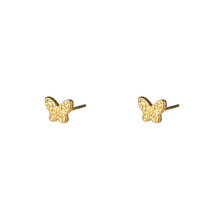 Crackled Butterfly Stud E56159-2