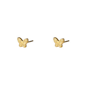 Crackled Butterfly Stud E56159-2