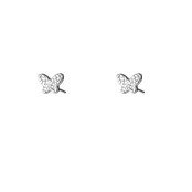 Crackled Butterfly Stud E56159-1 Crackled Butterfly Stud E56159-1