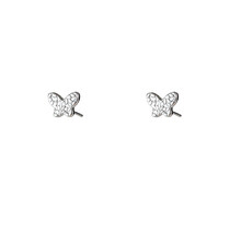 Crackled Butterfly Stud E56159-1