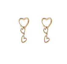 Hoop Heart Hoop Oorbellen E56114-2