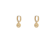 Smiley Hoop Oorbellen E56108-2