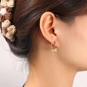 Dragonfly Hoop Oorbellen E56106-2 Dragonfly Hoop Oorbellen E56106-2