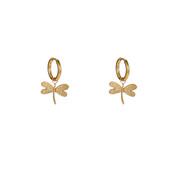 Dragonfly Hoop Oorbellen E56106-2 Dragonfly Hoop Oorbellen E56106-2