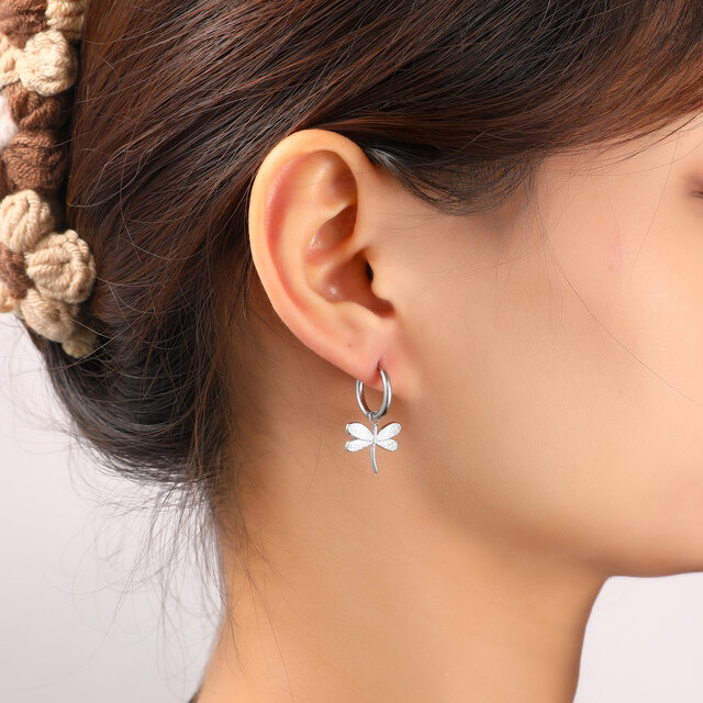 Dragonfly Hoop Oorbellen E56106-1 Dragonfly Hoop Oorbellen E56106-1