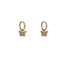 Butterfly Hoop Oorbellen E56105-2