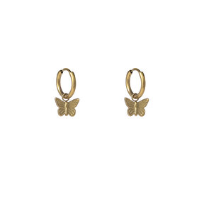Butterfly Hoop Oorbellen E56105-2