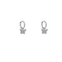 Butterfly Hoop Oorbellen E56105-1