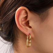 Link Hoop Oorbellen E56103-2 Link Hoop Oorbellen E56103-2