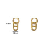Link Hoop Oorbellen E56103-2 Link Hoop Oorbellen E56103-2