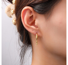 Rose Hoop Oorbellen E56102-2