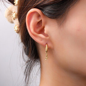 Rose Hoop Oorbellen E56102-2