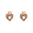Day & Eve by Go Dutch Label Small Beads Hearts Oorbellen E55233-2
