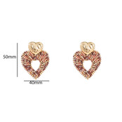 Small Beads Hearts Oorbellen E55233-2 Small Beads Hearts Oorbellen E55233-2