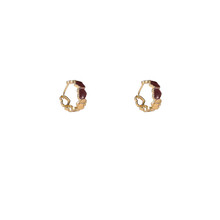 Heart Ring Red Oorbellen E55025-4