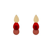 Drop Dangle Oorbellen Red E55023-3 Drop Dangle Oorbellen Red E55023-3