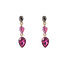 Day & Eve by Go Dutch Label 3 Stone Dangle Grey Oorbellen E55137-4