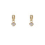Day & Eve by Go Dutch Label Classic Creole Stone Goldplated Oorbellen E55101-2