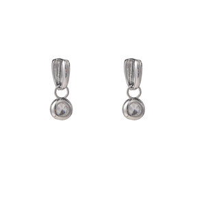 Classic Creole Stone Silverplated Oorbellen E55101-1