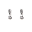 Day & Eve by Go Dutch Label Classic Creole Stone Silverplated Oorbellen E55101-1