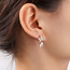 Day & Eve by Go Dutch Label Small Stone Flower Dangle Oorbellen E55096-2