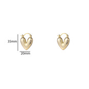 V Balloon Goldplated Oorbellen E55087-2 V Balloon Goldplated Oorbellen E55087-2
