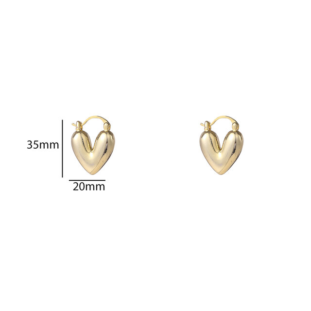 V Balloon Goldplated Oorbellen E55087-2 V Balloon Goldplated Oorbellen E55087-2