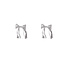 Day & Eve by Go Dutch Label Bow Stud Silverplated Oorbellen E55079-1