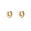 Day & Eve by Go Dutch Label Chunky Hoop Goldplated Oorbellen E55064-2