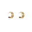 Day & Eve by Go Dutch Label Flat Hoop Goldplated Oorbellen E55056-2