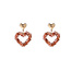 Day & Eve by Go Dutch Label Square Beads Hearts Oorbellen E 55228-2