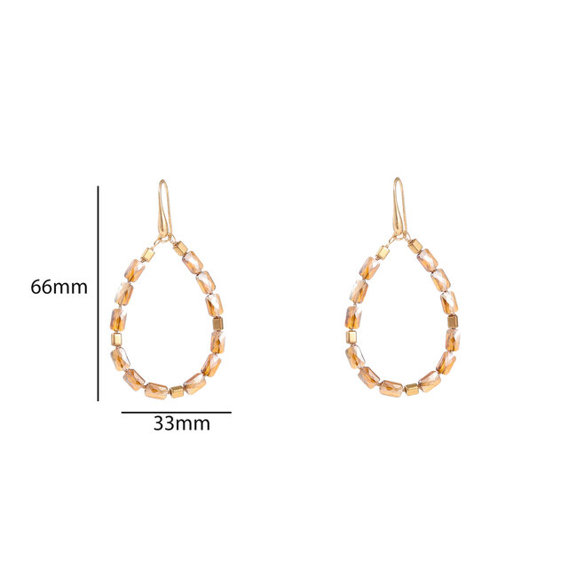 Big Bead Drop Oorbellen E55220-6 Big Bead Drop Oorbellen E55220-6