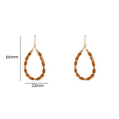 Big Bead Drop Oorbellen E55220-3 Big Bead Drop Oorbellen E55220-3