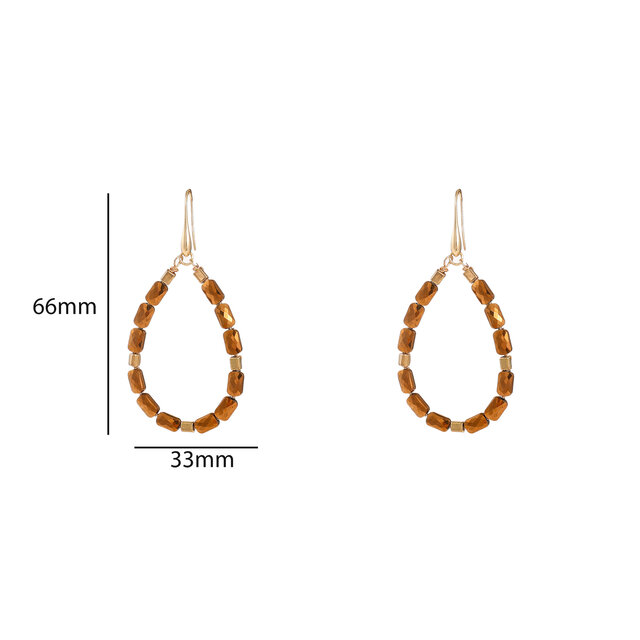 Big Bead Drop Oorbellen E55220-3 Big Bead Drop Oorbellen E55220-3