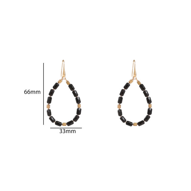 Big Bead Drop Oorbellen E55220-1 Big Bead Drop Oorbellen E55220-1