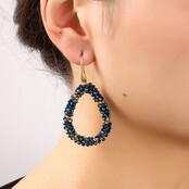 Drop Dangle Blue Oorbellen E55218-5 Drop Dangle Blue Oorbellen E55218-5