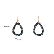 Drop Dangle Blue Oorbellen E55218-5 Drop Dangle Blue Oorbellen E55218-5