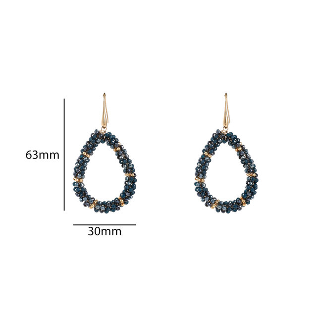 Drop Dangle Blue Oorbellen E55218-5 Drop Dangle Blue Oorbellen E55218-5