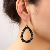 Drop Dangle Black Oorbellen E55218-1 Drop Dangle Black Oorbellen E55218-1